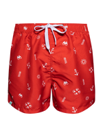 Bermudas alegres para hombre Socorrista