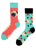 Calcetines alegres La vida de Pug