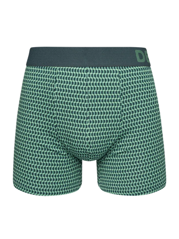Bóxeres para hombre estampados en verde pastel