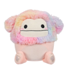 Squishmallows Diane, la Pies Grandes Melocotón con Pelo Arco Iris, 20 cm