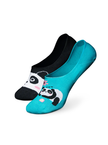 Calcetines invisibles alegres Panda