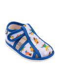 Pantuflas infantiles tipo zueco Invierno con un muñeco de nieve