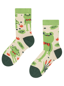 Calcetines infantiles alegres Ranita