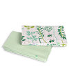 Paños alegres de cocina, 2 ud., Plantas de jardín