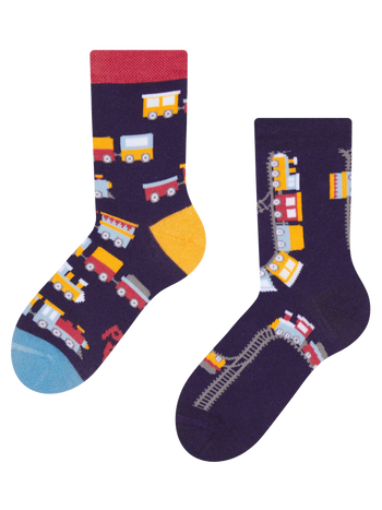 Calcetines infantiles alegres Trenes