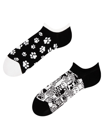 Calcetines sneakers alegres Patas de gato