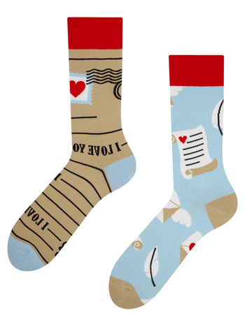Calcetines alegres Cartas de amor
