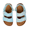 Sandalias infantiles con suela de corcho Corazones y margaritas