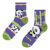 Calcetines de deporte alegres Panda acróbata