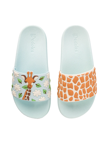 Chanclas infantiles alegres Linda jirafa
