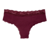 Bragas con encaje para mujer Burdeos