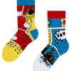 Calcetines infantiles alegres Cómics de colores