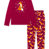 Pijama alegre para mujer Zorro y hojas