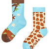 Calcetines antideslizantes para niños Linda jirafa