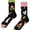 Calcetines alegres de bambú Jardín étnico