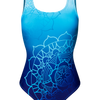 Bañador alegre de mujer Mandala aqua