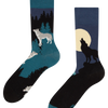 Calcetines alegres Lobo de la luna