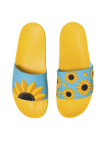 Chanclas alegres Girasol de verano
