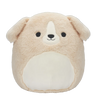 Squishmallows Fuzzamallows Stevon el Perro Bronceado, 30 cm