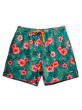 Bermudas alegres para hombre Hibisco