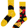 Calcetines alegres Pizza de queso