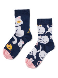 Calcetines infantiles alegres Gatito juguetón