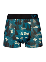 Bóxeres de pierna corta para hombre Lobo y luna