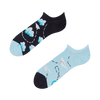 Calcetines sneakers alegres Nubes y aviones de papel