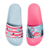 Chanclas infantiles alegres Amor por los flamencos