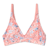 Bralette alegre sin costuras para mujer Parterre de flores