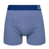 Bóxeres para hombre estampados en azul y gris
