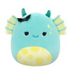 Squishmallows Dearest el Monstruo del Pantano Verde Azulado con la Barriga a topos y una Pinza de Murciélago, 20 cm