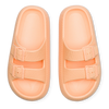 Sandalias con plataforma para mujer Melocotón claro