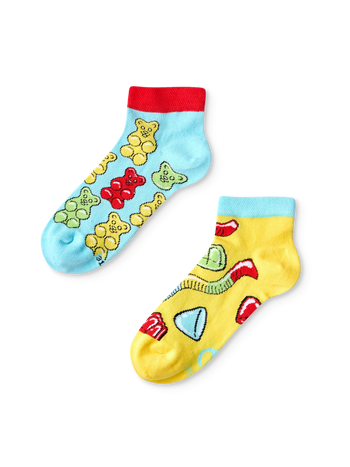 Calcetines tobilleros alegres para niños Ositos de goma