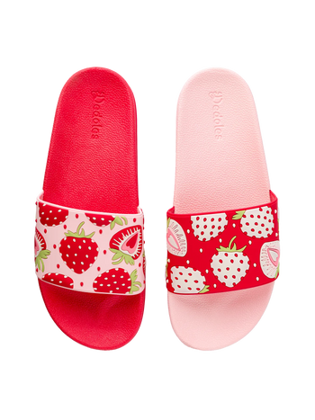 Chanclas alegres Fresas dulces