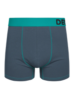 Bóxeres para hombre gris y turquesa