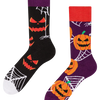 Calcetines alegres Calabaza aterradora