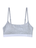 Bralette de modal para mujer Gris claro