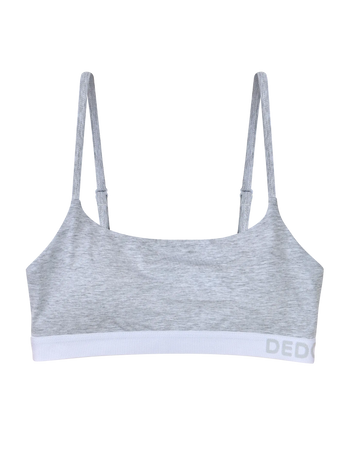 Bralette de modal para mujer Gris claro