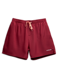 Bermudas para hombre Rojo ruibarbo