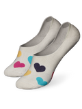 Calcetines invisibles alegres Corazones de colores