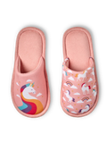 Pantuflas infantiles alegres Unicornio en las nubes
