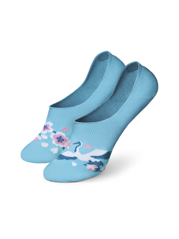 Calcetines invisibles alegres Sakura y garza
