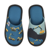 Pantuflas infantiles alegres Excavadora