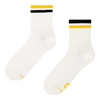Calcetines de deporte Rayas amarillas y blancas
