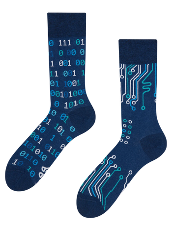 Calcetines alegres Nuevas tecnologías
