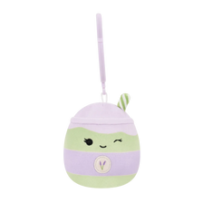 Llavero Squishmallows Latchmi el Latte de Matcha Lavanda, 9 cm