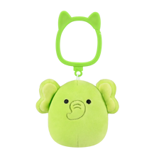 Llavero Squishmallows Franky el Elefante Verde Lima, 9 cm