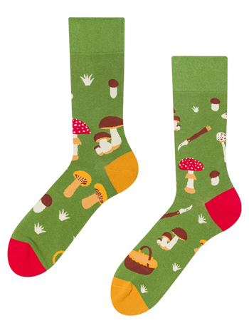 Calcetines alegres En busca de setas