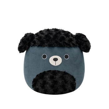 Squishmallows Jettward el Caniche Negro Peludo, 30 cm